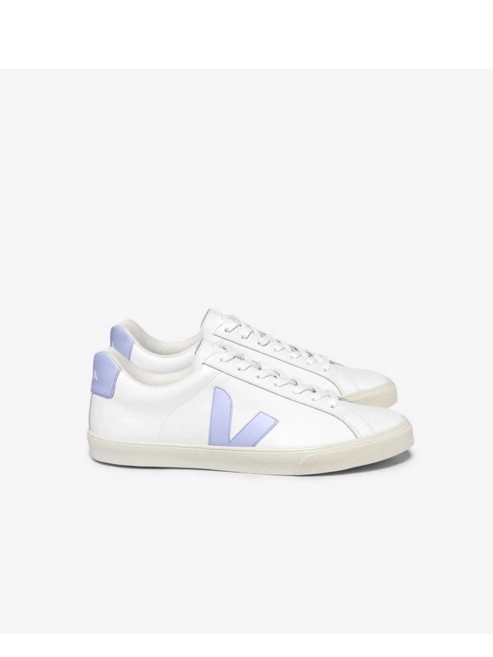 Veja Sneakers with Light Blue Accent